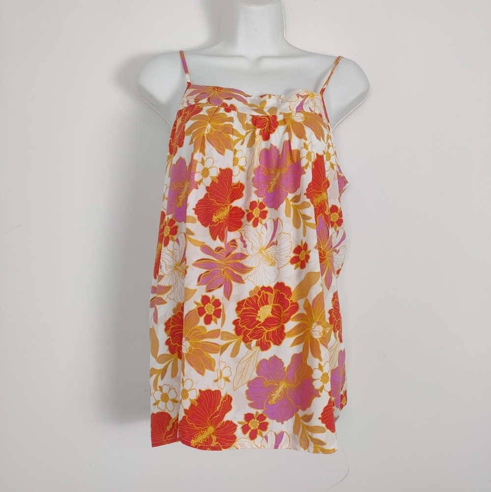 Maree Maree Women's Floral Lightweight Tank Top Size XL NEW Multicolor